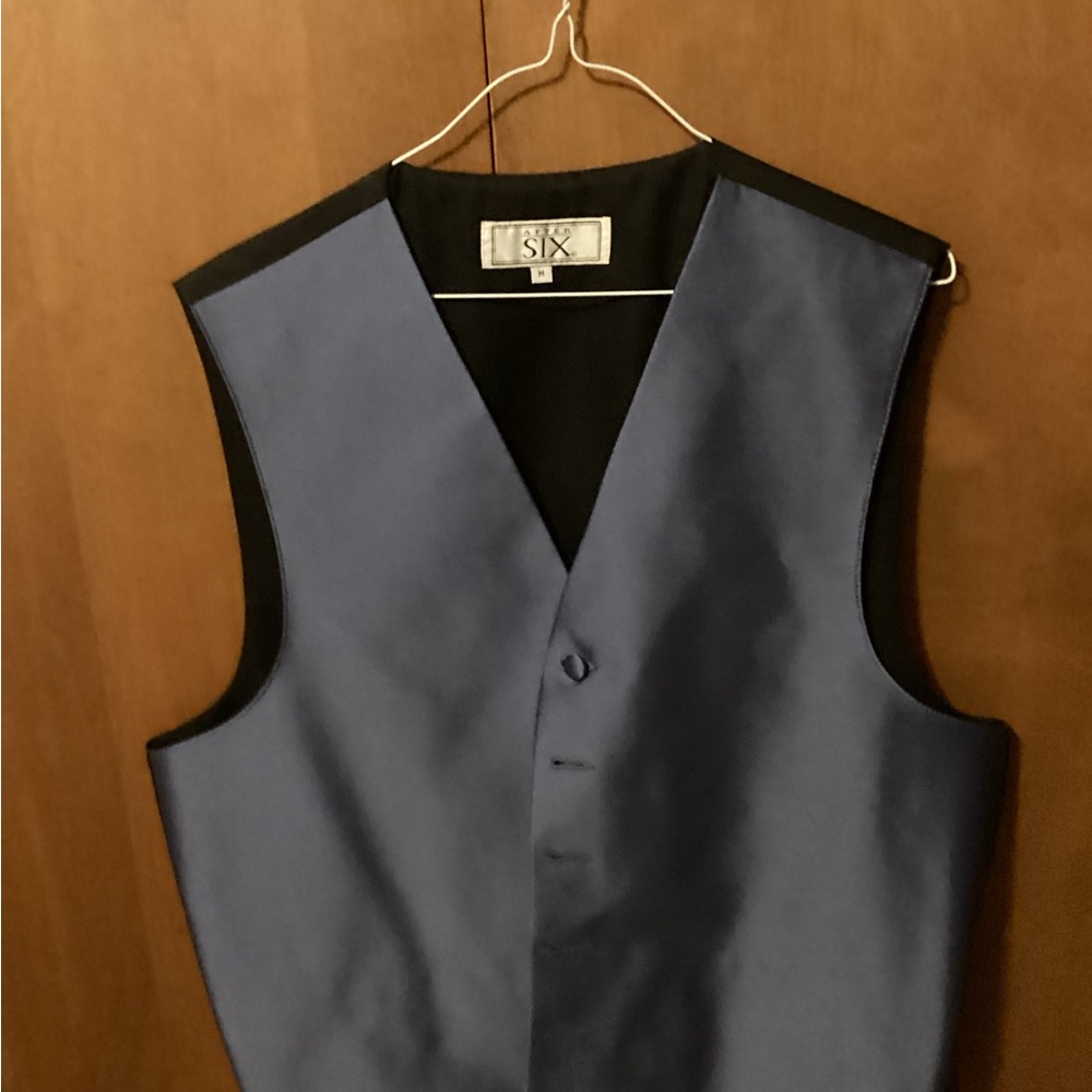 Blue and Black Vest
